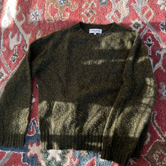 YMC green wool Jets sweater - Picture 7 of 7